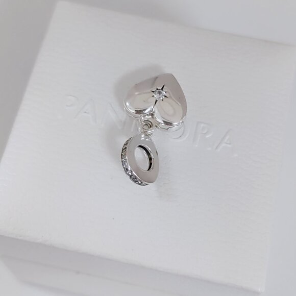 Pandora Openable Heart Locket Dangle Charm S925 Sterling Silver with box - Picture 6 of 7